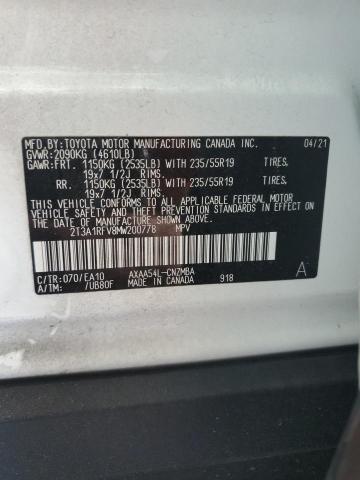 Photo 12 VIN: 2T3A1RFV8MW200778 - TOYOTA RAV4 XLE P 