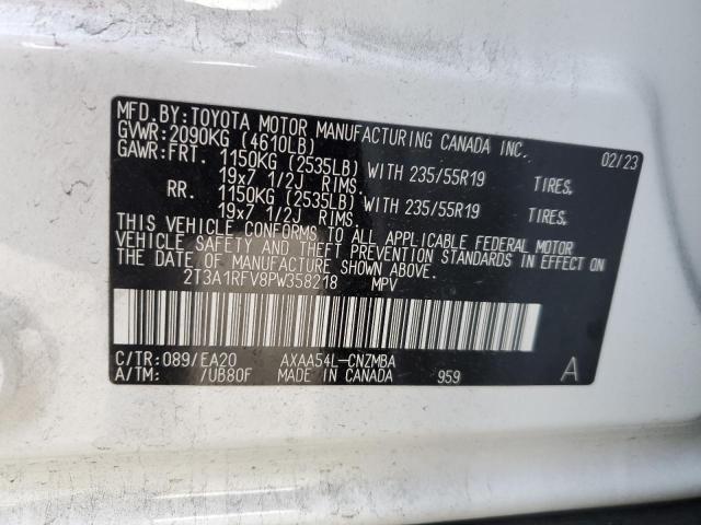 Photo 12 VIN: 2T3A1RFV8PW358218 - TOYOTA RAV4 XLE P 