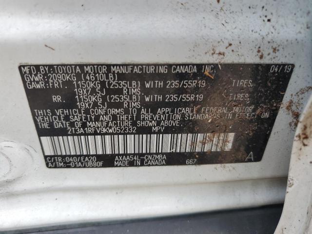 Photo 11 VIN: 2T3A1RFV9KW052332 - TOYOTA RAV4 XLE P 