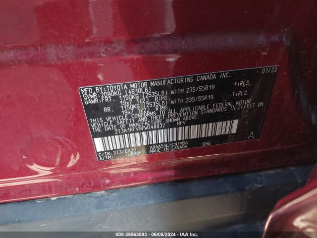 Photo 8 VIN: 2T3A1RFV9PW348832 - TOYOTA RAV4 