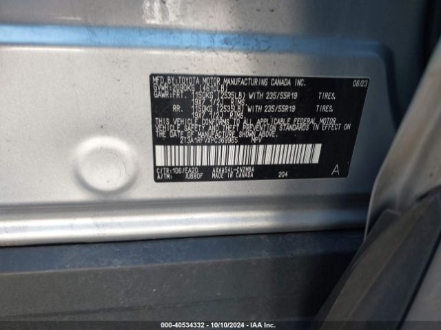 Photo 8 VIN: 2T3A1RFVXPC369965 - TOYOTA RAV4 