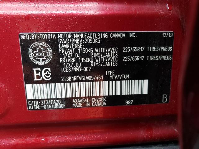 Photo 11 VIN: 2T3B1RFV6LW097461 - TOYOTA RAV4 