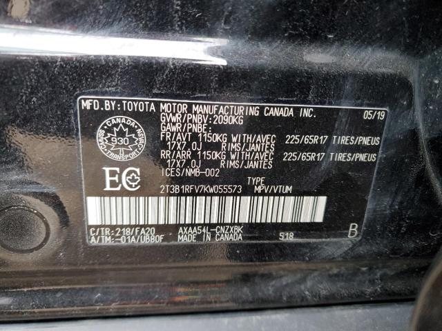 Photo 12 VIN: 2T3B1RFV7KW055573 - TOYOTA RAV4 LE 