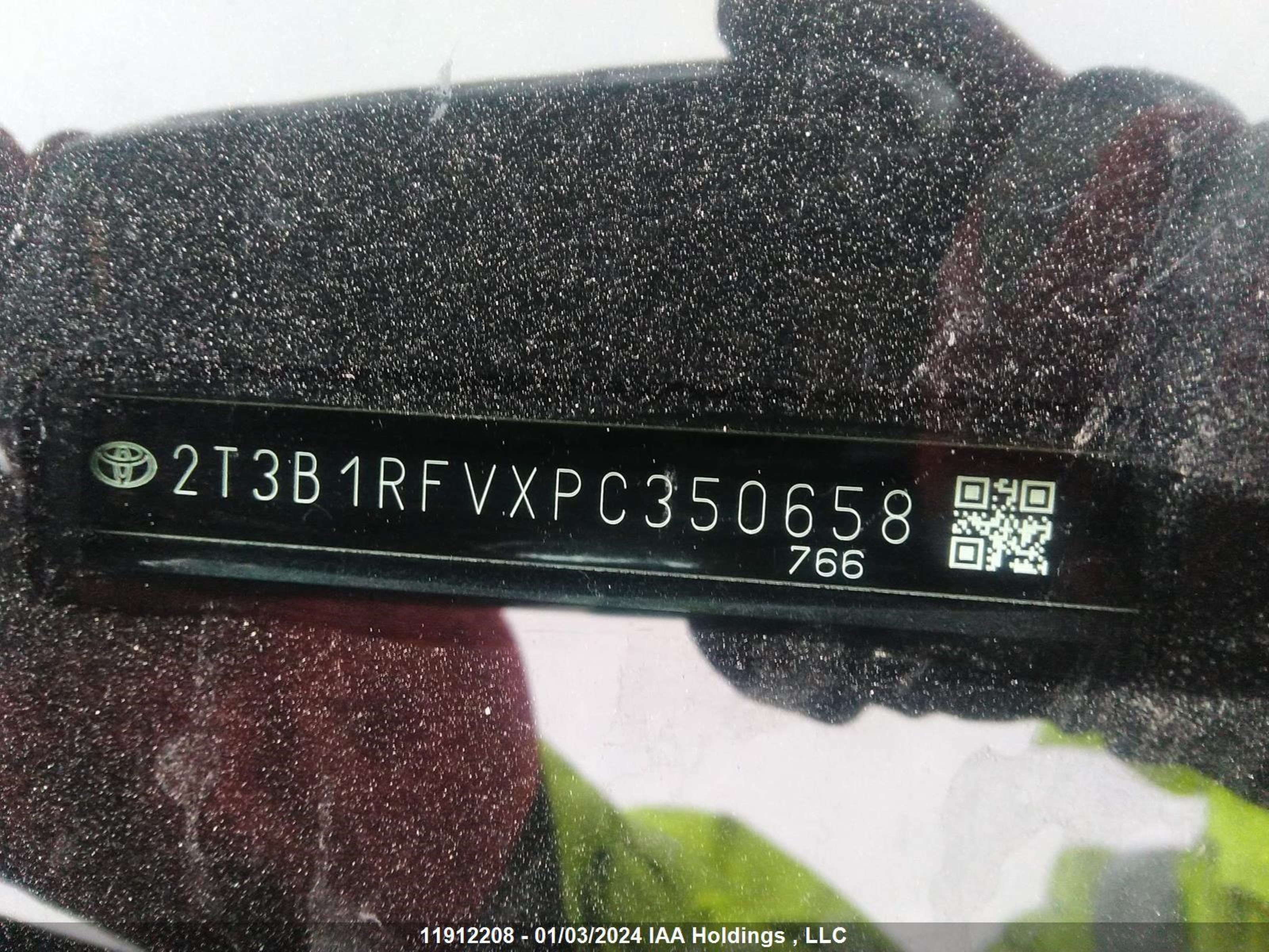 Photo 8 VIN: 2T3B1RFVXPC350658 - TOYOTA RAV 4 