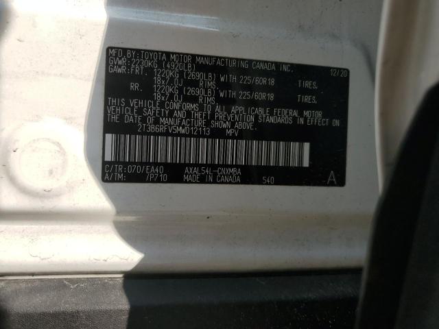 Photo 13 VIN: 2T3B6RFV5MW012113 - TOYOTA RAV4 XLE P 