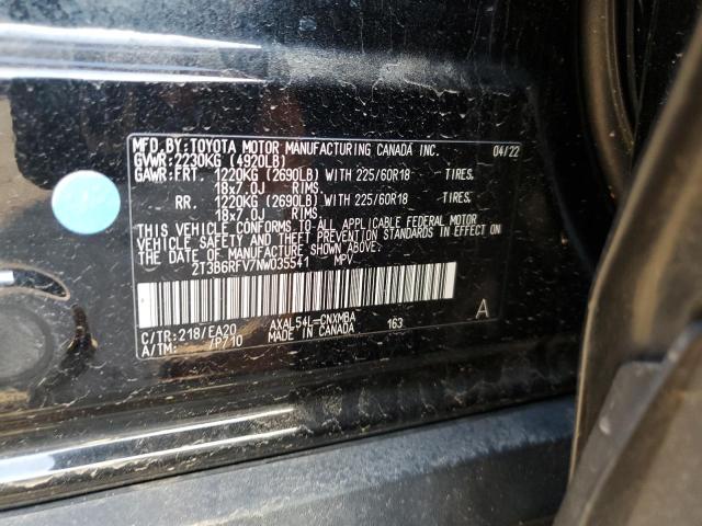 Photo 11 VIN: 2T3B6RFV7NW035541 - TOYOTA RAV4 