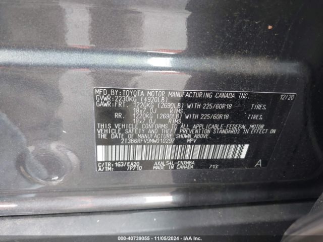 Photo 8 VIN: 2T3B6RFV9MW010297 - TOYOTA RAV4 