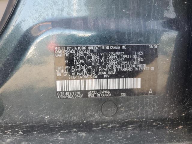 Photo 12 VIN: 2T3BF33V99W022958 - TOYOTA RAV4 