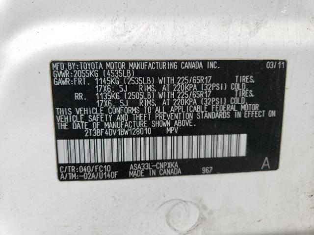 Photo 12 VIN: 2T3BF4DV1BW128010 - TOYOTA RAV4 