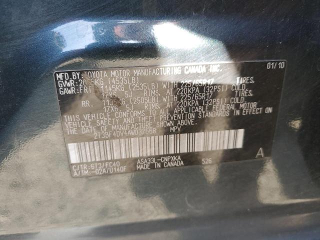 Photo 13 VIN: 2T3BF4DV4AW037568 - TOYOTA RAV4 