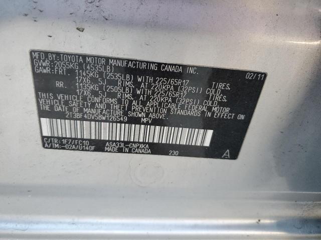 Photo 13 VIN: 2T3BF4DV5BW126549 - TOYOTA RAV4 