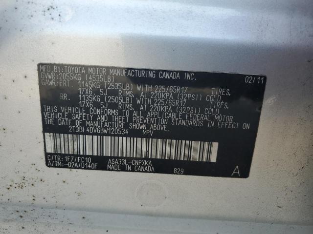 Photo 12 VIN: 2T3BF4DV6BW120534 - TOYOTA RAV4 