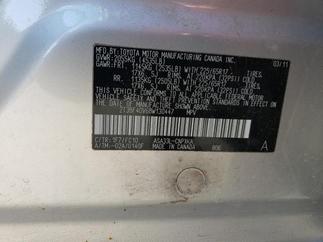 Photo 12 VIN: 2T3BF4DV6BW130447 - TOYOTA RAV4 