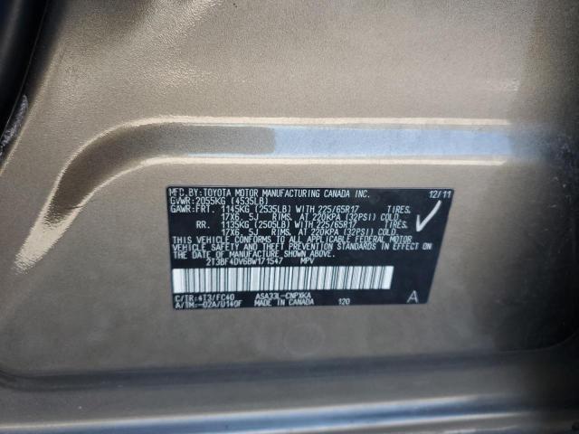 Photo 9 VIN: 2T3BF4DV6BW171547 - TOYOTA RAV4 