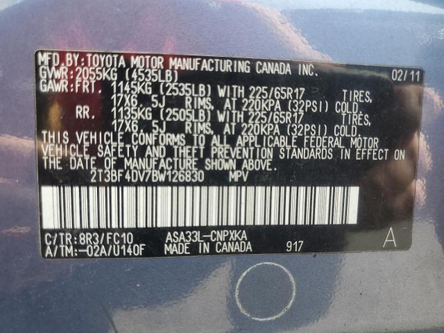 Photo 12 VIN: 2T3BF4DV7BW126830 - TOYOTA RAV4 