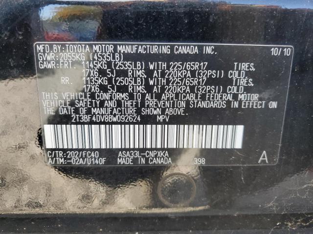 Photo 12 VIN: 2T3BF4DV8BW092624 - TOYOTA RAV4 