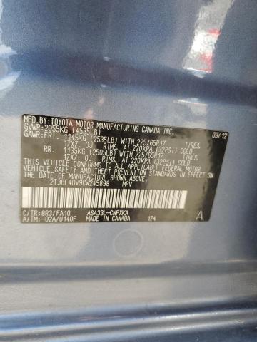 Photo 12 VIN: 2T3BF4DV9CW245898 - TOYOTA RAV4 