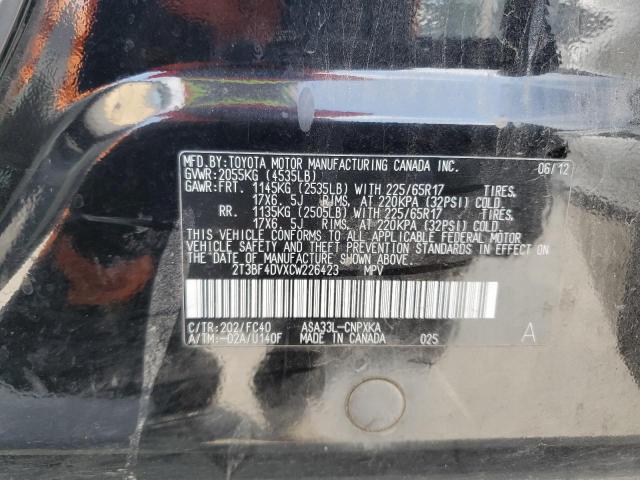 Photo 13 VIN: 2T3BF4DVXCW226423 - TOYOTA RAV4 