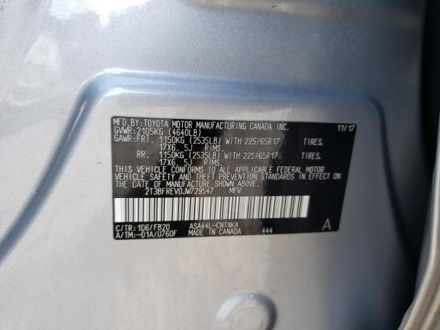 Photo 12 VIN: 2T3BFREV0JW729547 - TOYOTA RAV4 LE 