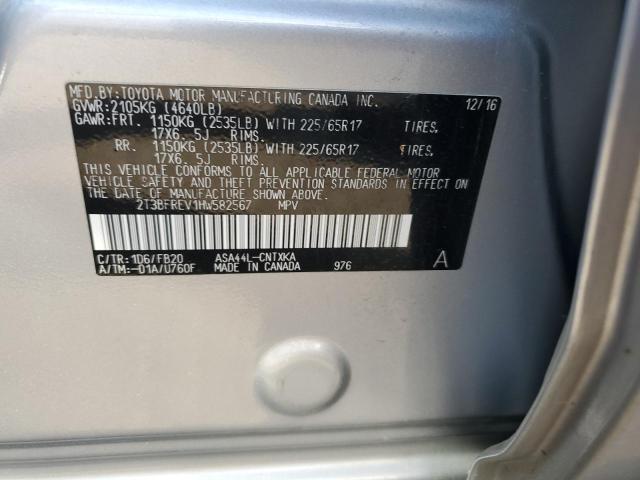 Photo 12 VIN: 2T3BFREV1HW582567 - TOYOTA RAV4 