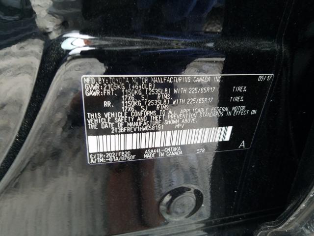 Photo 9 VIN: 2T3BFREV1HW658191 - TOYOTA RAV4 LE 