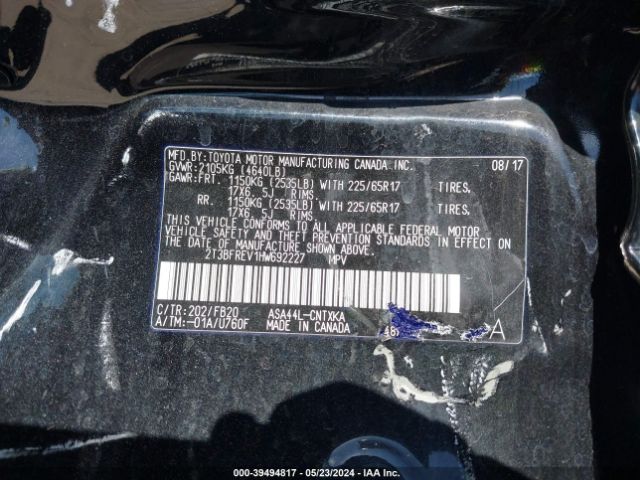 Photo 8 VIN: 2T3BFREV1HW692227 - TOYOTA RAV4 