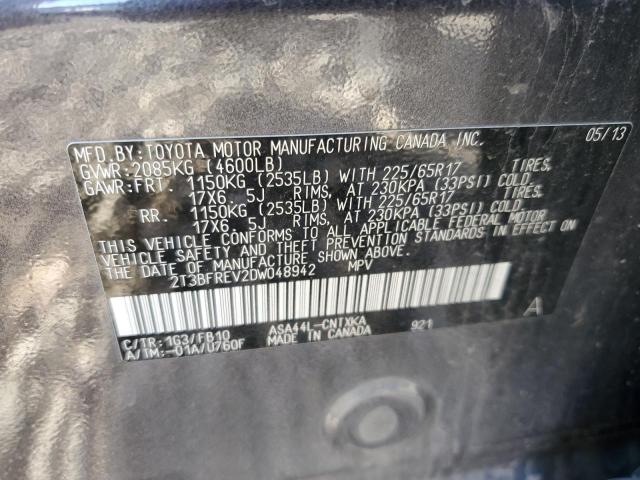 Photo 12 VIN: 2T3BFREV2DW048942 - TOYOTA RAV4 LE 