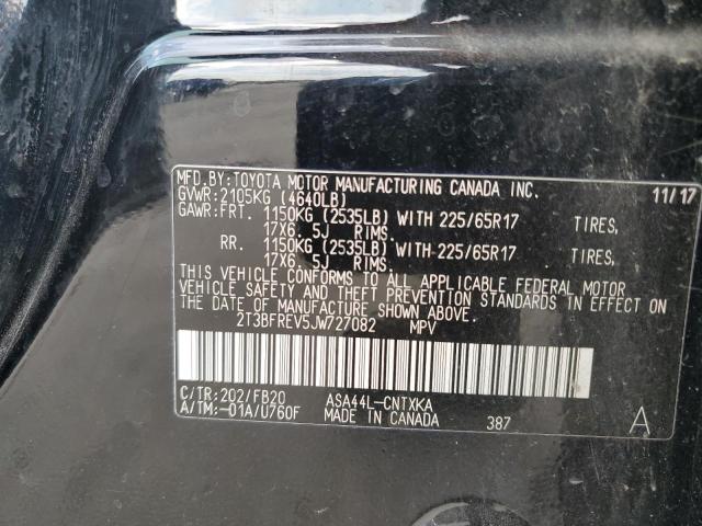 Photo 12 VIN: 2T3BFREV5JW727082 - TOYOTA RAV4 LE 