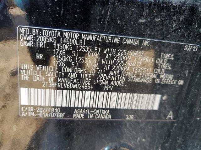 Photo 12 VIN: 2T3BFREV6DW024854 - TOYOTA RAV4 LE 