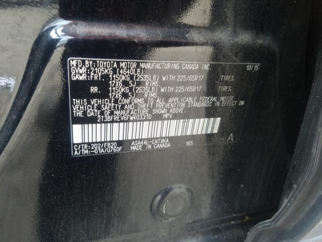 Photo 9 VIN: 2T3BFREV6FW403310 - TOYOTA RAV4 