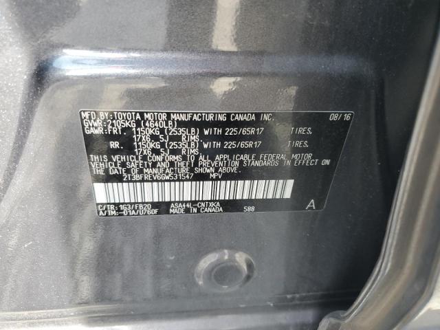 Photo 12 VIN: 2T3BFREV6GW531547 - TOYOTA RAV4 LE 