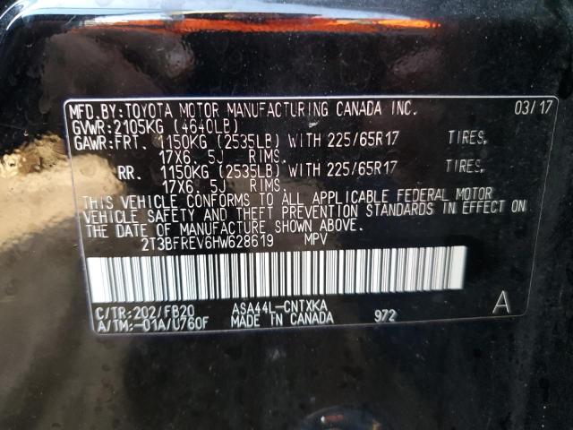 Photo 11 VIN: 2T3BFREV6HW628619 - TOYOTA RAV4 