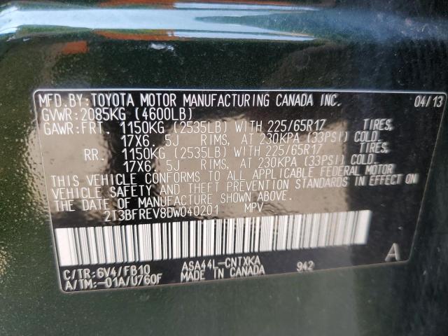 Photo 12 VIN: 2T3BFREV8DW040201 - TOYOTA RAV4 LE 