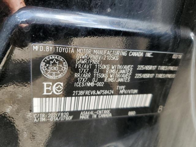 Photo 12 VIN: 2T3BFREV8JW758424 - TOYOTA RAV4 LE 