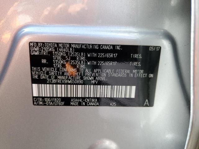 Photo 12 VIN: 2T3BFREV9HW650890 - TOYOTA RAV4 LE 