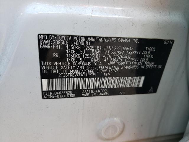 Photo 12 VIN: 2T3BFREVXFW249605 - TOYOTA RAV4 