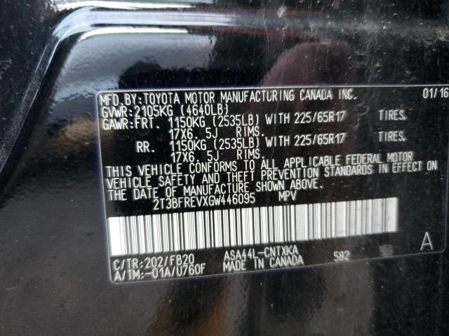 Photo 11 VIN: 2T3BFREVXGW446095 - TOYOTA RAV4 LE 