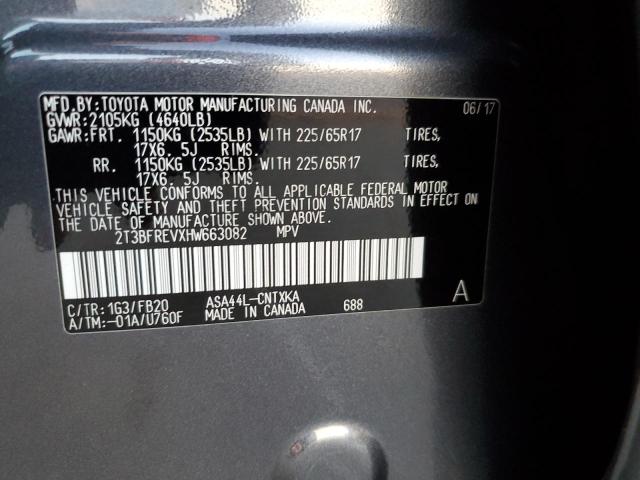 Photo 12 VIN: 2T3BFREVXHW663082 - TOYOTA RAV4 LE 