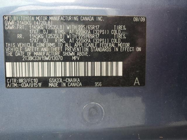 Photo 12 VIN: 2T3BK33V19W013070 - TOYOTA RAV4 