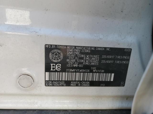 Photo 12 VIN: 2T3BWRFV7LW084526 - TOYOTA RAV4 LE 