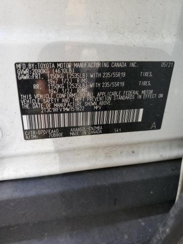 Photo 12 VIN: 2T3C1RFV1MW151822 - TOYOTA RAV4 XLE P 