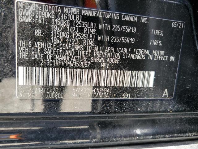 Photo 12 VIN: 2T3C1RFV1MW153067 - TOYOTA RAV4 XLE P 