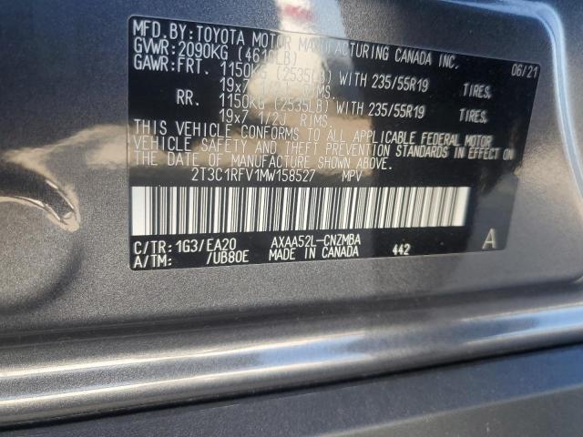 Photo 12 VIN: 2T3C1RFV1MW158527 - TOYOTA RAV4 