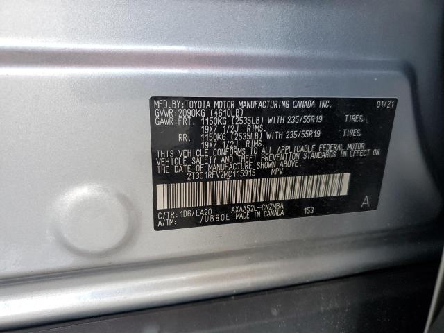 Photo 12 VIN: 2T3C1RFV2MC115915 - TOYOTA RAV4 XLE P 