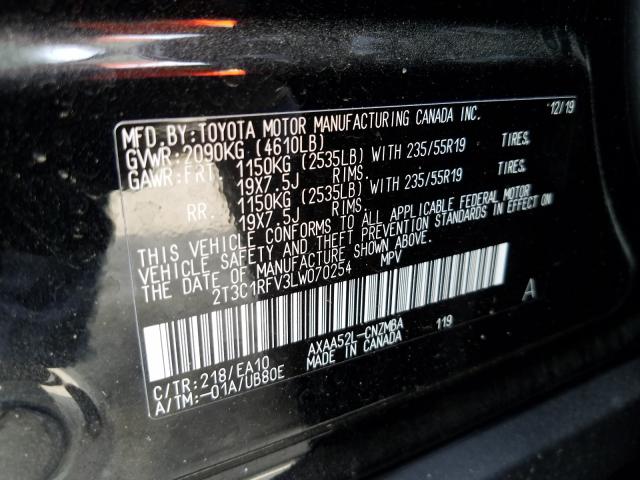 Photo 9 VIN: 2T3C1RFV3LW070254 - TOYOTA RAV4 XLE P 