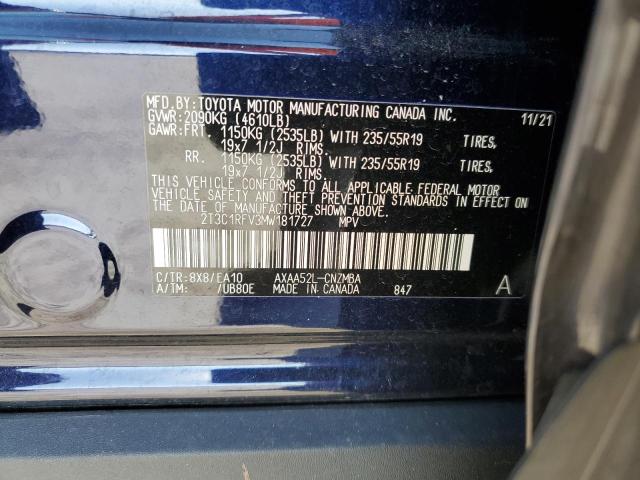 Photo 9 VIN: 2T3C1RFV3MW181727 - TOYOTA RAV4 XLE P 