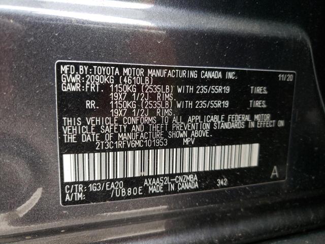 Photo 9 VIN: 2T3C1RFV6MC101953 - TOYOTA RAV4 XLE P 