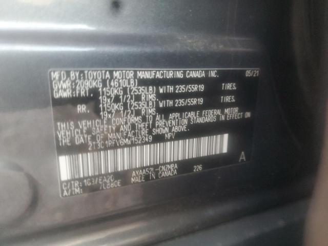 Photo 9 VIN: 2T3C1RFV6MW152349 - TOYOTA RAV4 XLE P 