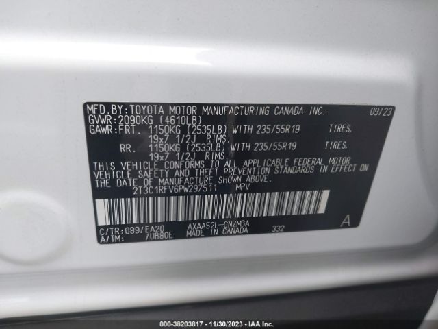 Photo 8 VIN: 2T3C1RFV6PW297511 - TOYOTA RAV4 