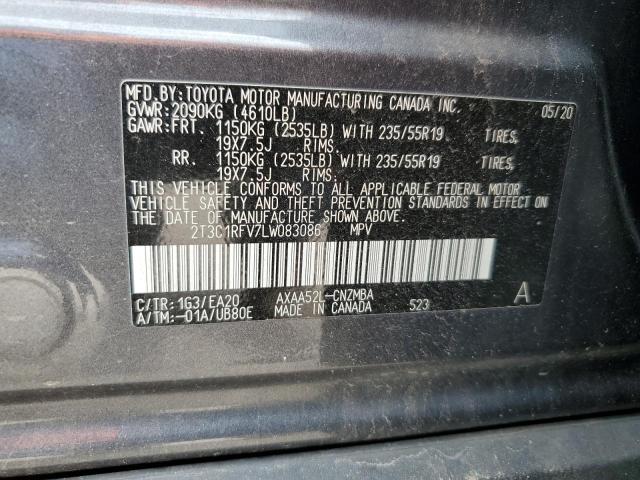 Photo 13 VIN: 2T3C1RFV7LW083086 - TOYOTA RAV4 XLE P 